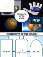 Continents of The World