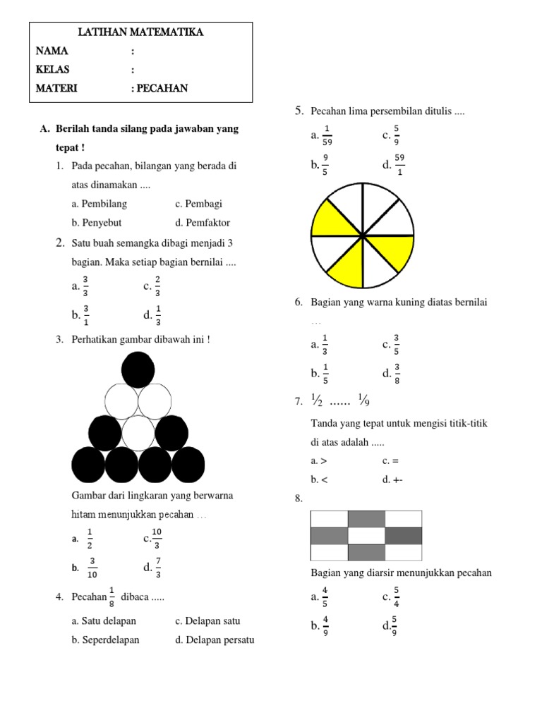 Pecahan Grade 2 Pdf