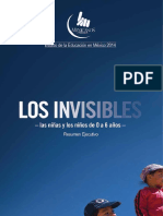 Resumen - Los Invisibles - Estado de La Educacion en Mexico - 2014 PDF