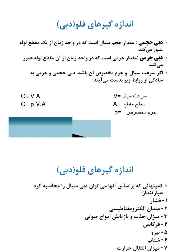 Flow Measurement Techniques Principles and Applications of Common Flow