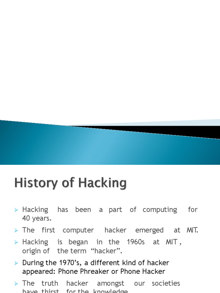 Hacking | PDF | Security Hacker | White Hat (Computer Security)