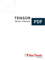Tensor: Owner's Manual