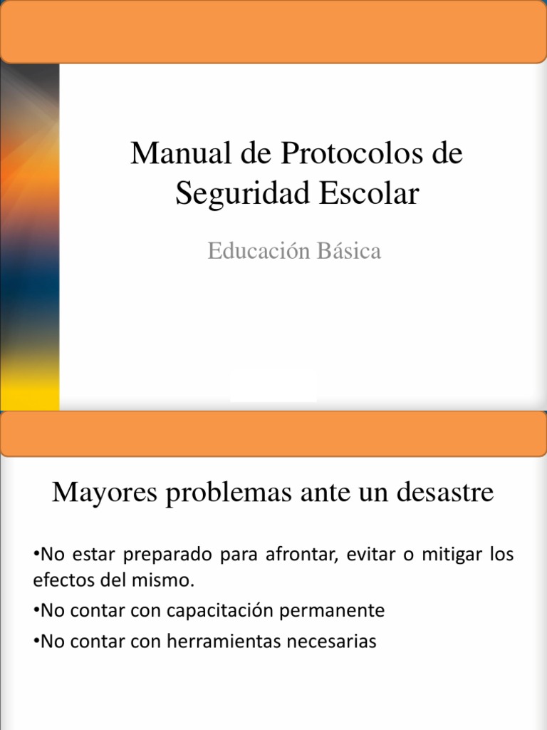 Guía integral de protocolos de seguridad escolar | PDF | Violencia ...