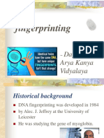 DNA Fingerprinting: Dayanand Arya Kanya Vidyalaya