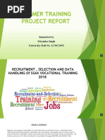 Summer Training Project Report: Submitted by Priyanka Singh University Roll No. 1170672093