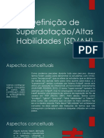 Definição de Superdotação - PDF