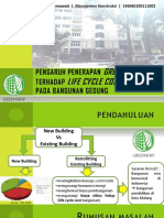 Presentasi Pengaruh Penerapan Green Retrofit Terhadap Life Cycle Cost