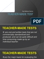 Teacher Made Test