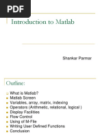 Introduction To Matlab - SKP