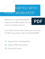 Get started with Foxit MobilePDF