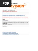 The Division 2 Gear Attribute Sheet PDF