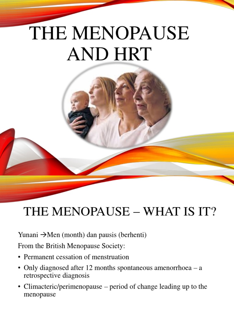 Understanding Hormone Replacement Therapy in Menopause | PDF | Hormone ...