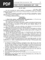 Employees State Insurance Act 1948 PDF