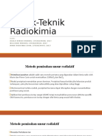 Teknik Teknik Radiokimia