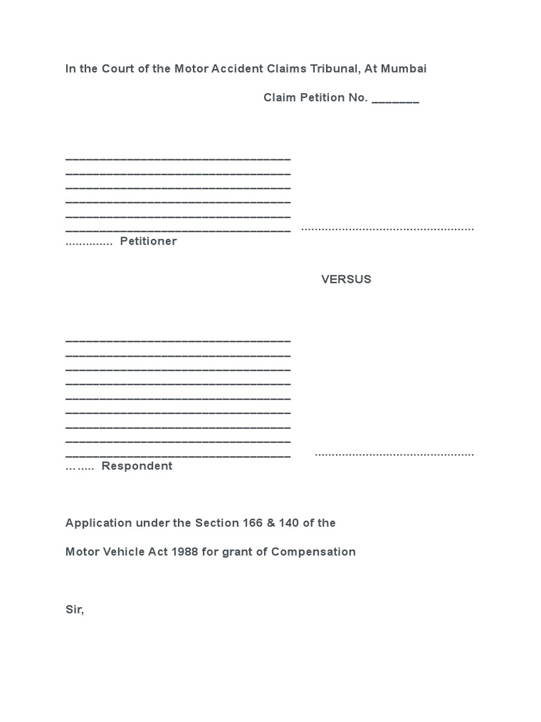 MACT Petition | PDF | Insurance | Government