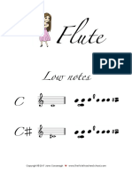 Flute Fingering Chart - Jane Cavanagh 