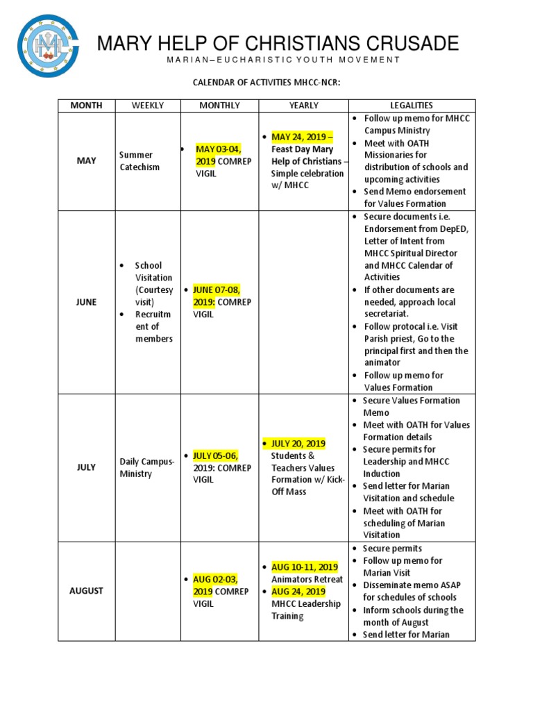 mhcc-calendar-of-activities-2019-2020-pdf-catholic-liturgy-christian-worship-and-liturgy