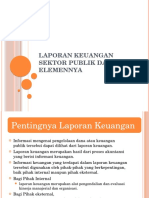 Laporan Keuangan Sektor Publik Dan Elemennya