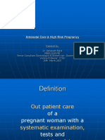 LECTURE-5 ANTENATAL CARE AND HIGH RISK PREGNANCY.ppt
