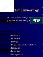 Postpartum Hemorrhage: The First Clinical College of Three Gorges University, Wang Xiaojin