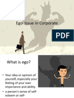 Ego Issue in Corporate