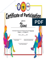 Sample Certificate For Guidance and Counseling