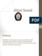 Rehabilitasi Sosial Lansia