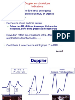 Doppler en Obstetrique