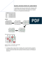 Assignment Problems Exercise