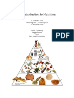 An Introduction To Nutrition: A Thematic Unit Teaching and Leadership 819 8 December 2004
