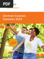 German Courses Summer 2019 PDF