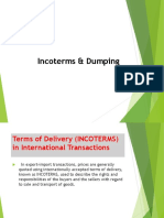 Incoterms & Dumping