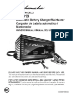 Manual Cargador de Bateria Shumacher