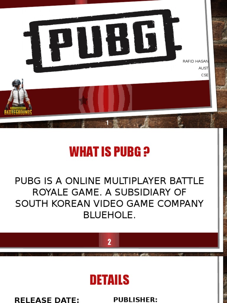 Pubg Pdf