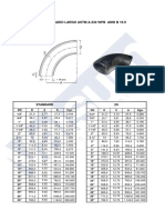 Codo 90º Radio Largo Astm A-234 WPB Ansi B 16.9: Standard XS