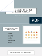 Case Analysis of Sample Guidance Program: Aquino - Huelar - Lopecillo