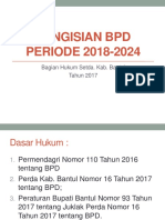 Pengisian BPD Periode 2018-2024