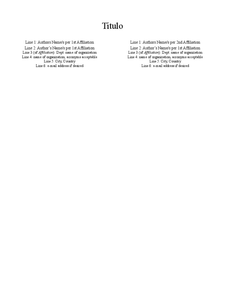 IEEE Paper Formatting Template | PDF | Citation | Institute Of ...