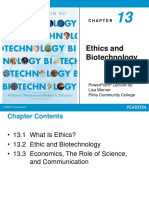 Ethics and Biotechnology: Powerpoint Lecture By: Lisa Werner Pima Community College