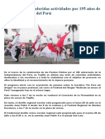 Fiestas Patrias Perú: Coloridas actividades por 195 años independencia