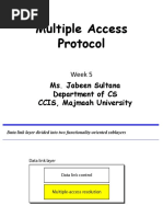 Multiple Access Protocol: Ms. Jabeen Sultana Department of CS CCIS, Majmaah University