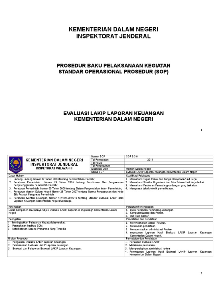 Contoh Laporan Hasil Evaluasi Lakip Skpd Kumpulan Contoh Laporan