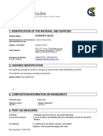 Safety Data Sheet: 1. Identification of The Material and Supplier Sudsoft Ms 45