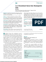 Review: Safety and Effectiveness of Recombinant Human Bone Morphogenetic Protein-2 For Spinal Fusion