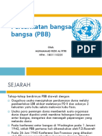 Perserikatan Bangsa Bangsa PBB