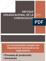 Enfoque Organizacional de La Comunicacion