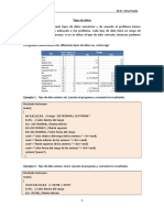 Tipos de Datos y Cadenas