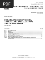 Boilers, Pressure Vessels, Thermal-Oil Installations and Incinerators