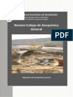 Octavo Trabajo de Geoquímica General