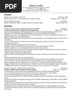 Updated Creeden Resume